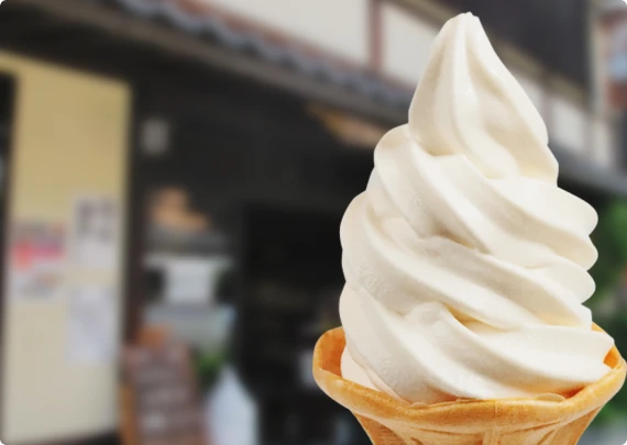 写真：大吟醸ソフトクリーム